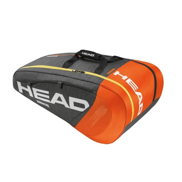 Head Radical 9R Super combi Grey / Orange Tennis Kit Bag